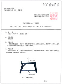 強度試験報告書